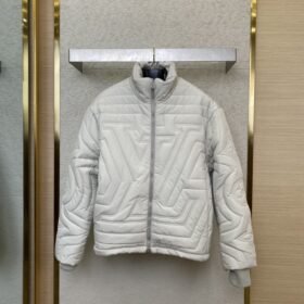 LV Quilted Logo Jacket Cotton Coat Jacket