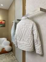 LV Quilted Logo Jacket Cotton Coat Jacket - 图片 4