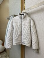LV Quilted Logo Jacket Cotton Coat Jacket - 图片 5