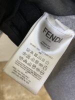 Fendi Old Flower Reversible Cashmere Short Jacket Grey - 图片 9
