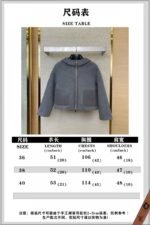 Fendi Old Flower Reversible Cashmere Short Jacket Grey - 图片 10