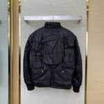 Dior Multi-Pocket Cotton Jacket Coat Black - 图片 2