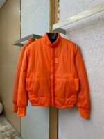 Dior Multi-Pocket Cotton Jacket Coat Orange - 图片 5