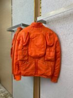 Dior Multi-Pocket Cotton Jacket Coat Orange - 图片 6