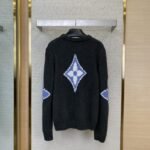 LV Appliqu??d Wool Pullover Grey - 图片 2