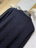 LV rhinestone round neck pullover wool jumper - 图片 8