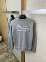 Gucci Monogram Embroidered Crew Neck Sweatshirt - 图片 8
