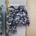 Balenciaga Camouflage Windproof Ski Jacket Coat - 图片 2