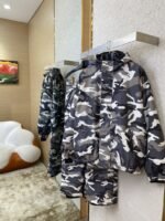 Balenciaga Camouflage Windproof Ski Jacket Coat - 图片 3