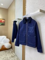 LV Workwear Pocket Canvas Jacket Coat - 图片 3