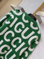 Gucci Double G Monogram Jacquard Wool Crew Neck Sweater - 图片 8