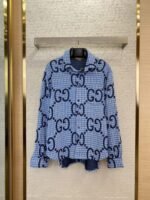 Gucci Printed Shirt Blue