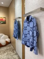 Gucci Printed Shirt Blue - 图片 3