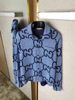 Gucci Printed Shirt Blue - 图片 7