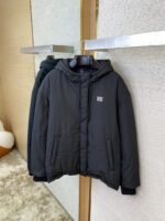 Miu Miu Logo Hooded Down Jacket - 图片 7