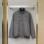 Miu Miu Patch Embroidered Grey Jacket Jacket