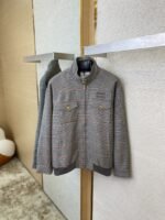 Miu Miu Patch Embroidered Grey Jacket Jacket - 图片 7