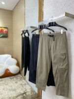 Dior Metallic Buttoned Work Trousers Black - 图片 3