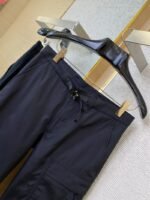 Dior Metallic Buttoned Work Trousers Black - 图片 6