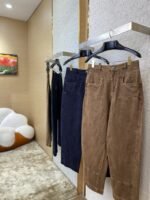 LV turquoise wash denim trousers black - 图片 3