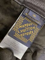 LV turquoise wash denim trousers black - 图片 9