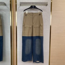Balenciaga Patchwork Denim Trousers