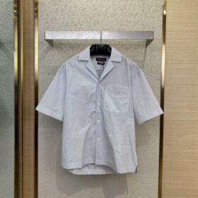Gucci Logo Embroidered Short Sleeve Shirt
