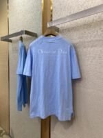 Dior Blur Letters Print Short Sleeve T-Shirt - 图片 7