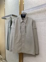 Balenciaga Lapel Work Jacket Coat 2 - 图片 5