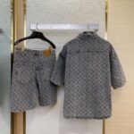 LV washed denim shorts - 图片 2