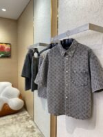 LV washed denim shorts - 图片 3