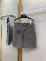 LV washed denim shorts - 图片 5