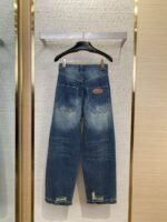 LV turquoise denim trousers - 图片 2