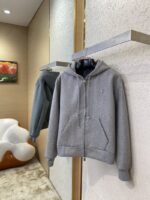 LV Wool Blend Logo Zip outerwear - 图片 3