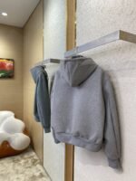 LV Wool Blend Logo Zip outerwear - 图片 4