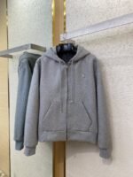 LV Wool Blend Logo Zip outerwear - 图片 5