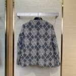 LV diamond button down collarless blazer - 图片 2