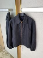 LV Cotton Blend Corseted Jacquard Jacket - 图片 7