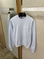 Dior Logo Sweatshirt Sky Blue - 图片 7