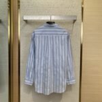 Dior Embroidered Striped Lapel Shirt - 图片 2