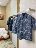 LV washed checkerboard shorts - 图片 3