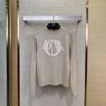 Dior Logo Embroidered Crew Neck Jumper