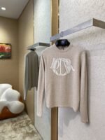 Dior Logo Embroidered Crew Neck Jumper - 图片 3