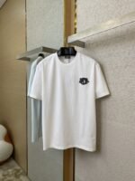 Dior Embroidered Logo Short Sleeve White - 图片 5