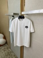 Dior Embroidered Logo Short Sleeve White - 图片 7