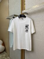 Dior Flocked Print Short Sleeve White - 图片 5