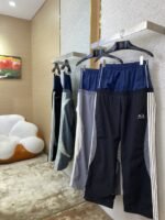 Balenciaga Double Layer Patchwork Double Loop Double Waist Side Five Barstrousersgrey - 图片 3