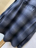 Balenciaga Letters Check Long Sleeve Shirt - 图片 8