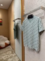 Dior Jacquard All-Over Print Short Sleeve T-Shirt 2 - 图片 3