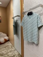 Dior Jacquard All-Over Print Short Sleeve T-Shirt 2 - 图片 4